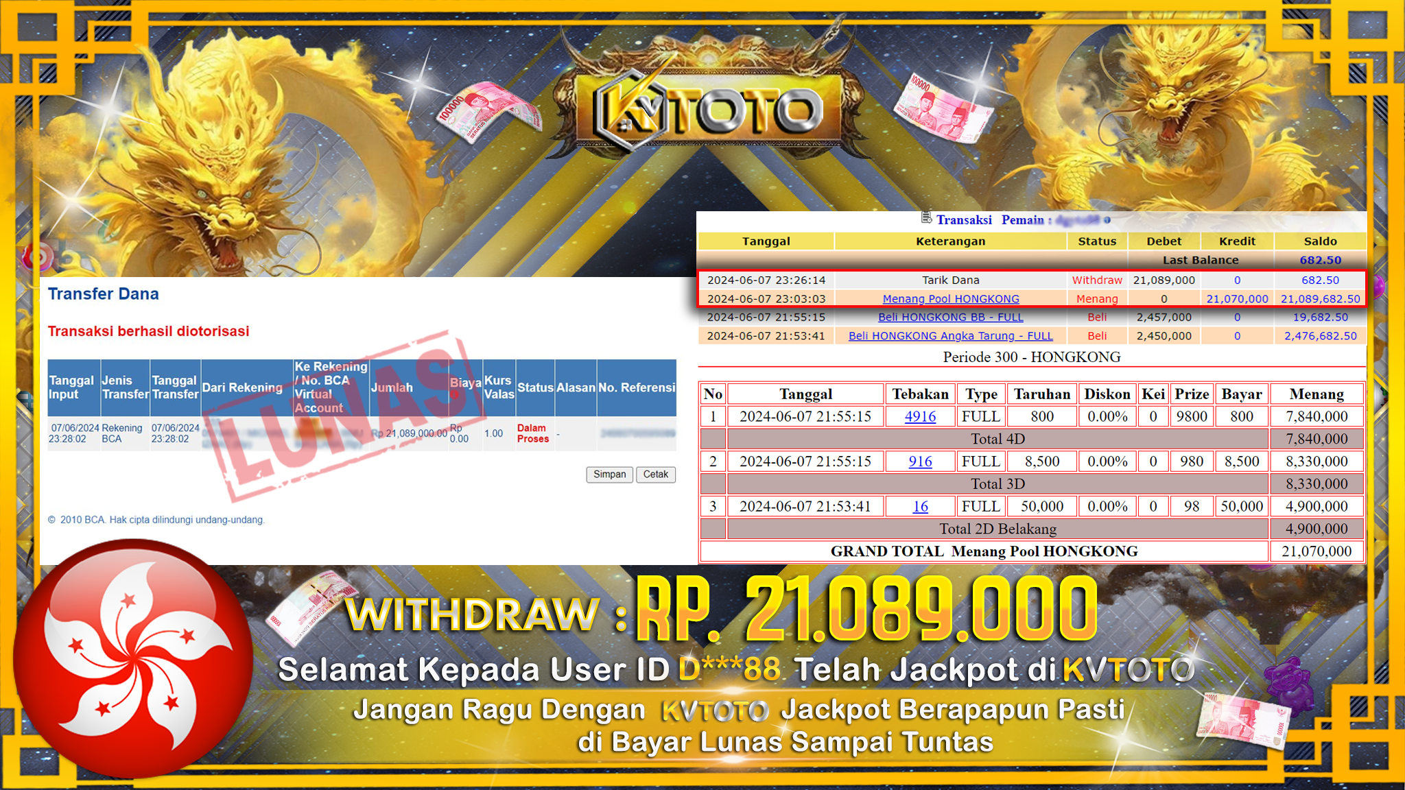 ✨ JACKPOT DI POOL HONGKONG  ✨