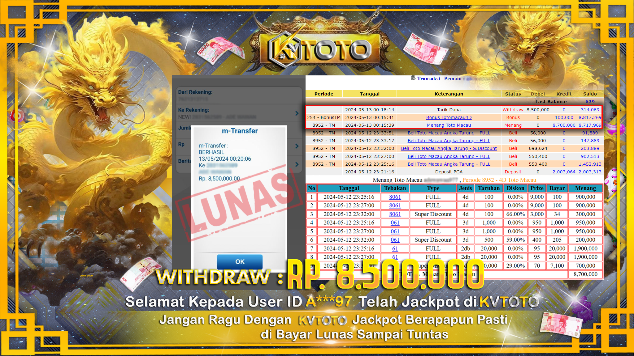 ✨ JACKPOT TOTO MACAU POOLS ✨