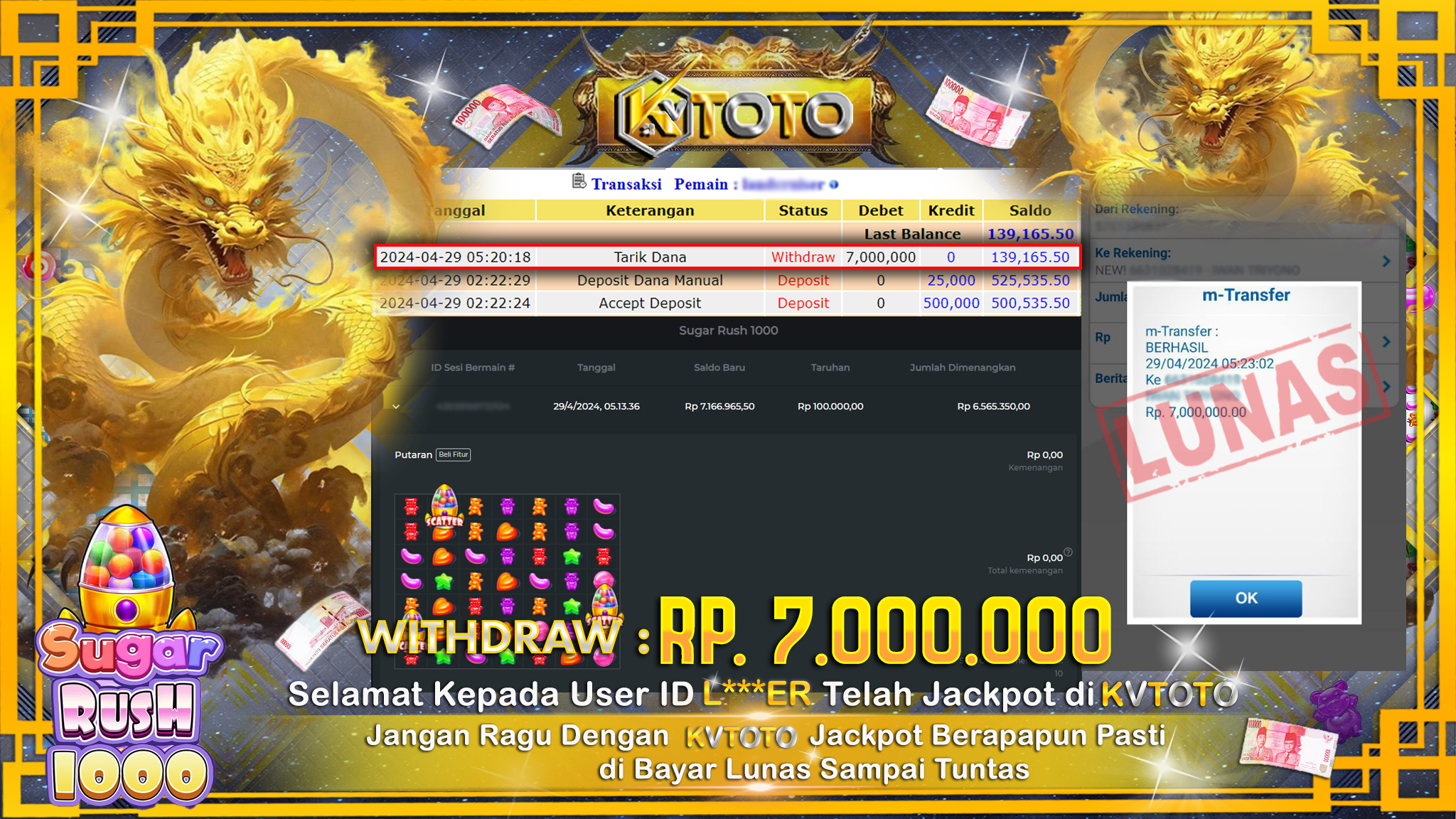 ✨ JACKPOT SLOT SUGAR RUSH 1000 ✨