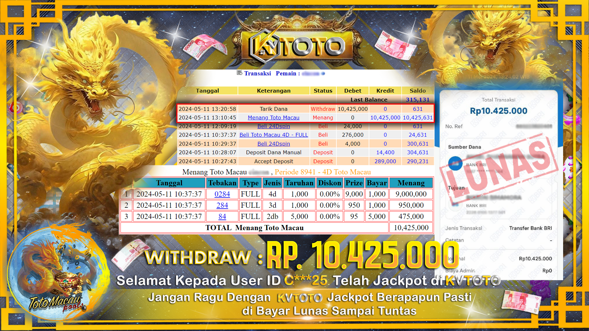 ✨ JACKPOT TOTO MACAU POOLS ✨