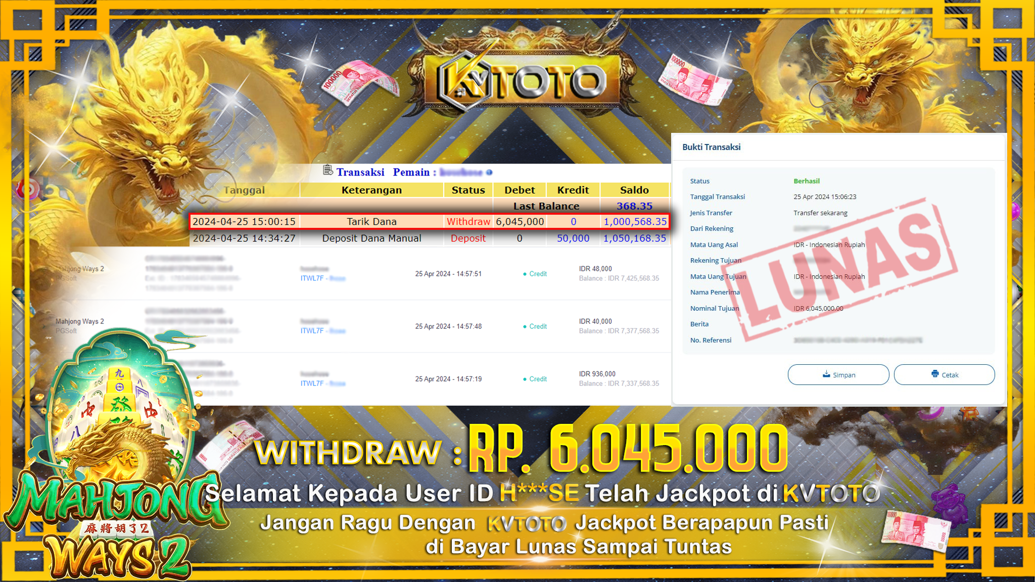 ✨ JACKPOT MAHJONG WAYS ✨