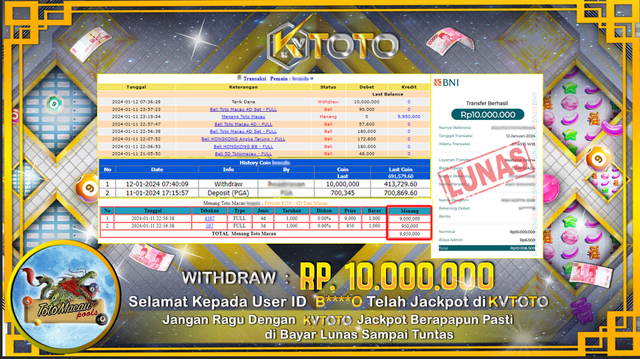 ✨ JACKPOT TOTO MACAU POOLS  ✨