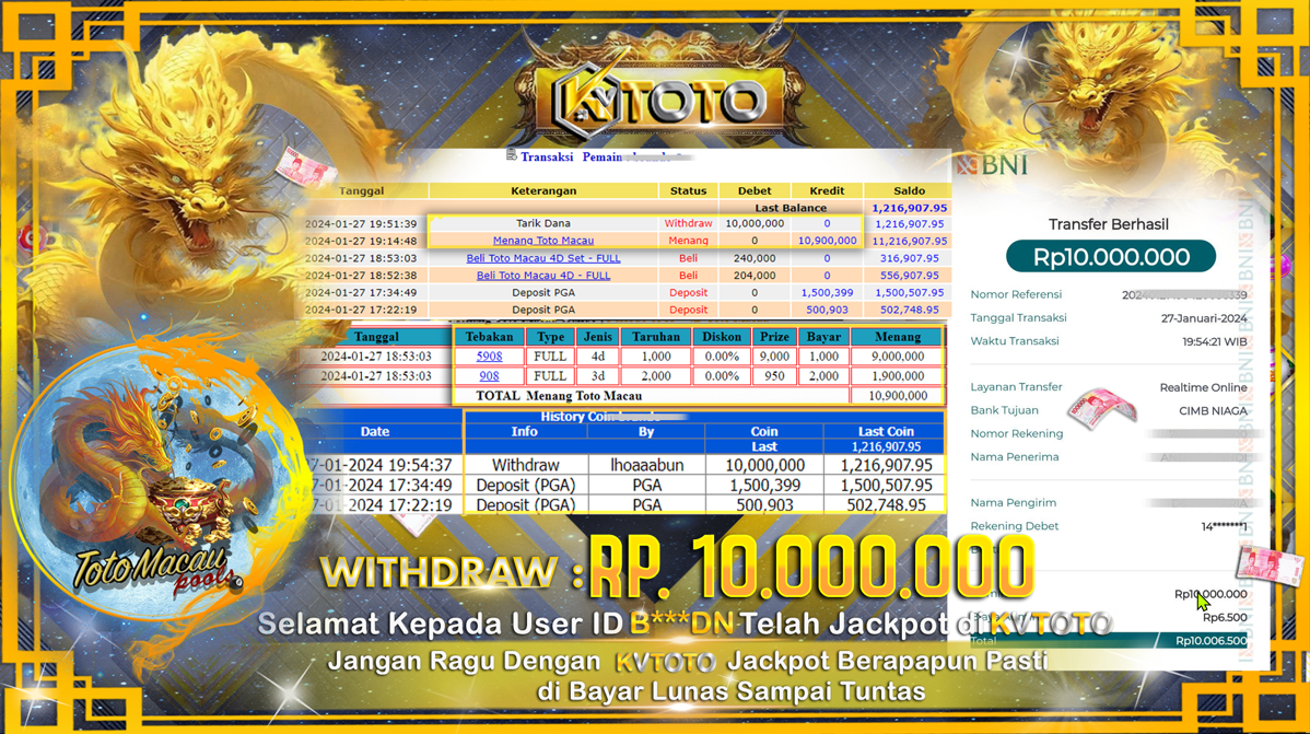 ✨ JACKPOT TOTO MACAU POOLS✨