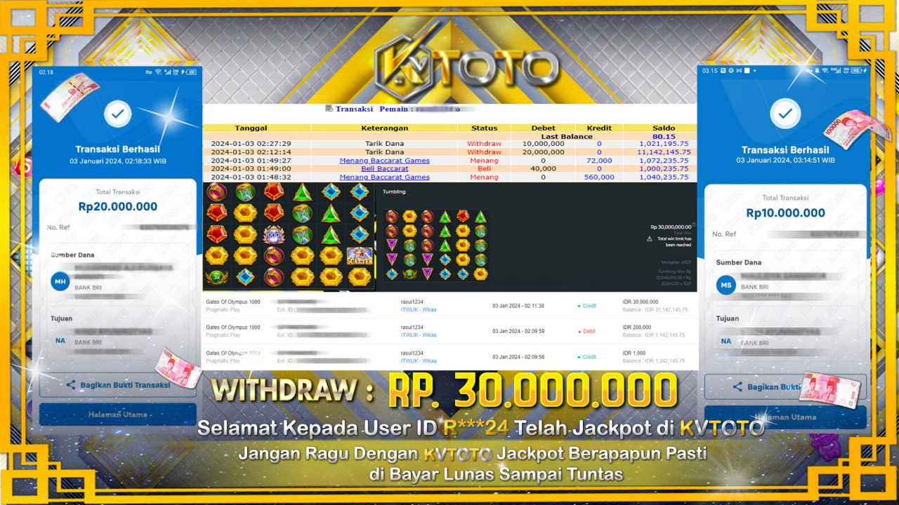 ✨ JACKPOT SLOT GATES OF OLYMPUS 1000 ✨