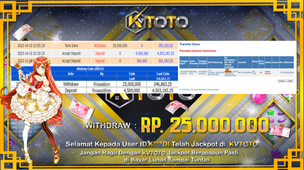 ✨ JACKPOT SLOT STARLIGHT PRINCESS DI KVTOTO ✨