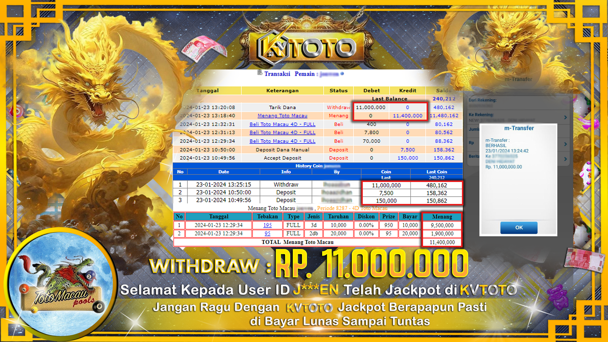 ✨ JACKPOT TOTO MACAU POOLS✨