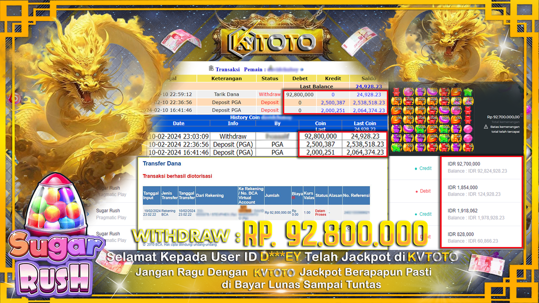 ✨ JACKPOT SLOT SUGAR RUSH ✨