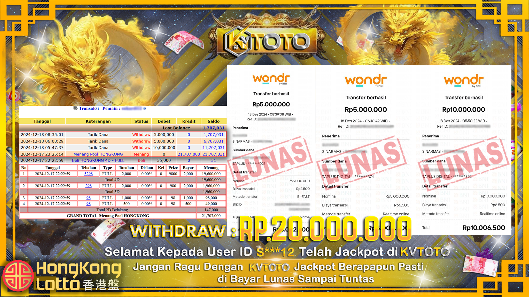✨ JACKPOT HONGKONG LOTTO ✨
