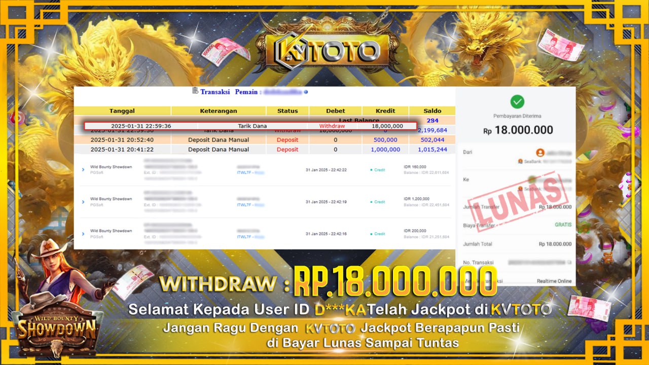 ✨ JACKPOT Di  SLOT WILD BOUNTY SHOWDOWN ✨