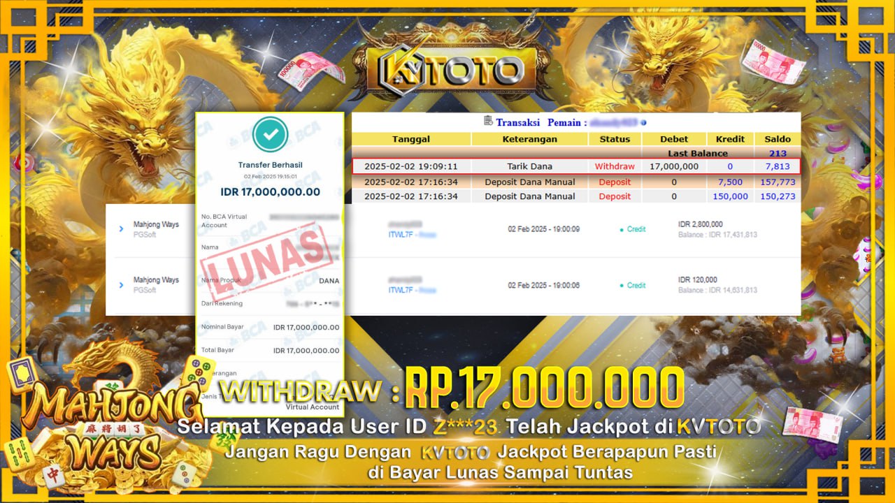 ✨ JACKPOT Di  SLOT MAHJONG WAYS ✨