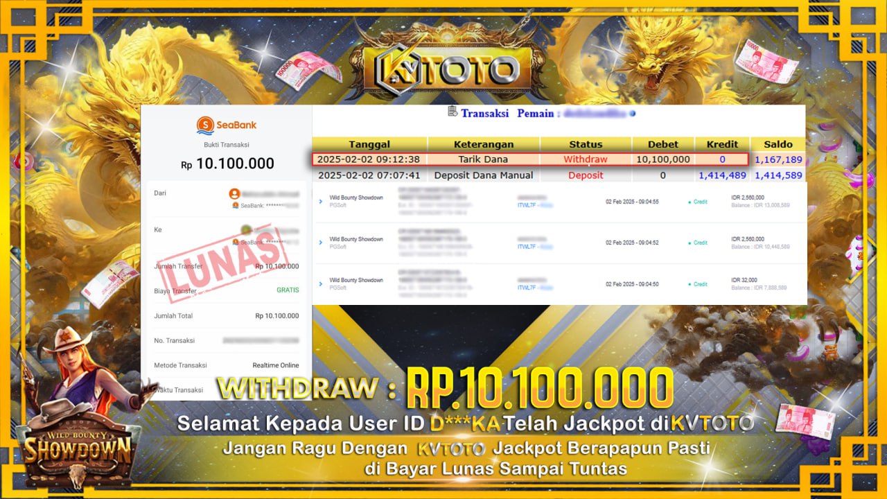✨ JACKPOT Di  SLOT WILD BOUNTY SHOWDOWN ✨