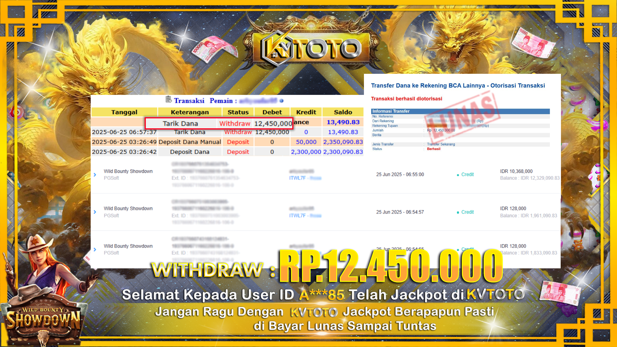 ✨ JACKPOT Di SLOT WILD BOUNTY SHOWDOWN  ✨