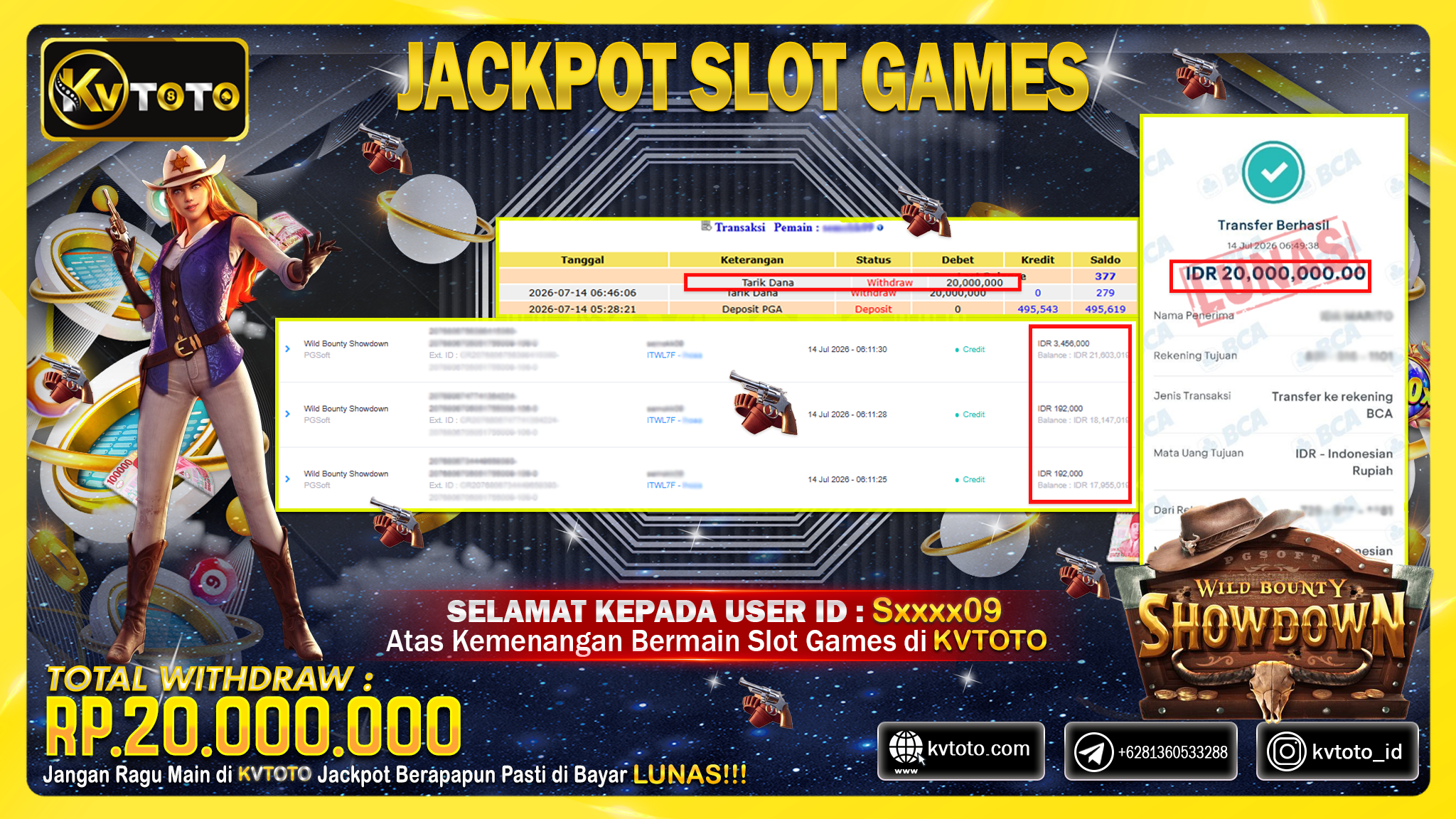 ✨ JACKPOT Di SLOT WILD BOUNTY SHOWDOWN  ✨