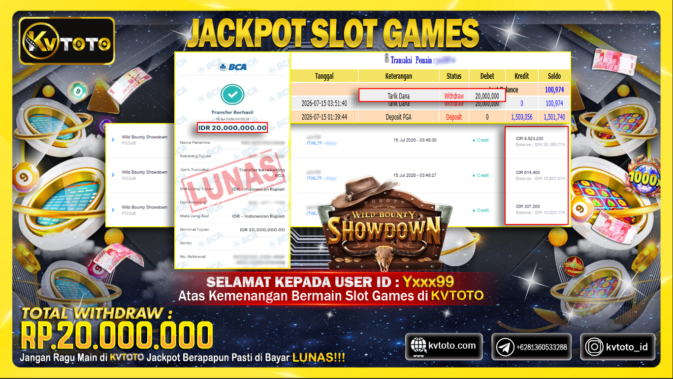✨ JACKPOT Di SLOT WILD BOUNTY SHOWDOWN  ✨