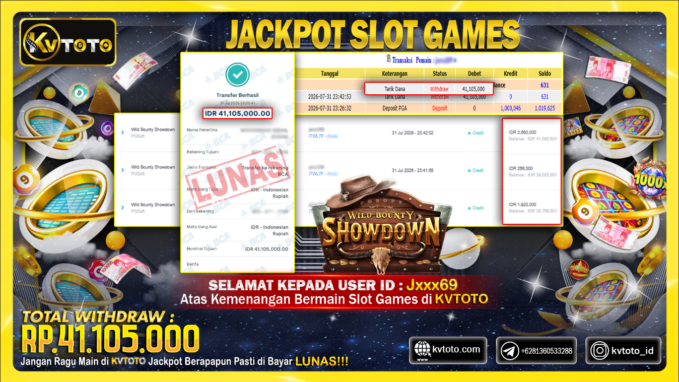✨ JACKPOT Di PERMAINAN WILD BOUNTY SHOWDOWN  ✨
